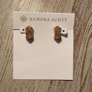 Kendra Scott gold earrings